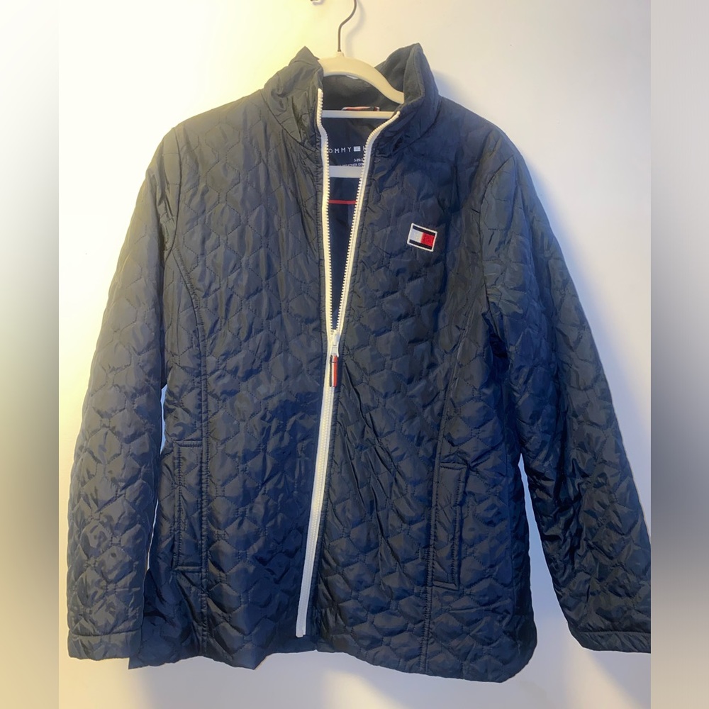 Tommy Hilfiger Navy Blue Quilted 3-in-1 All-Weather Jacket (L) 💙